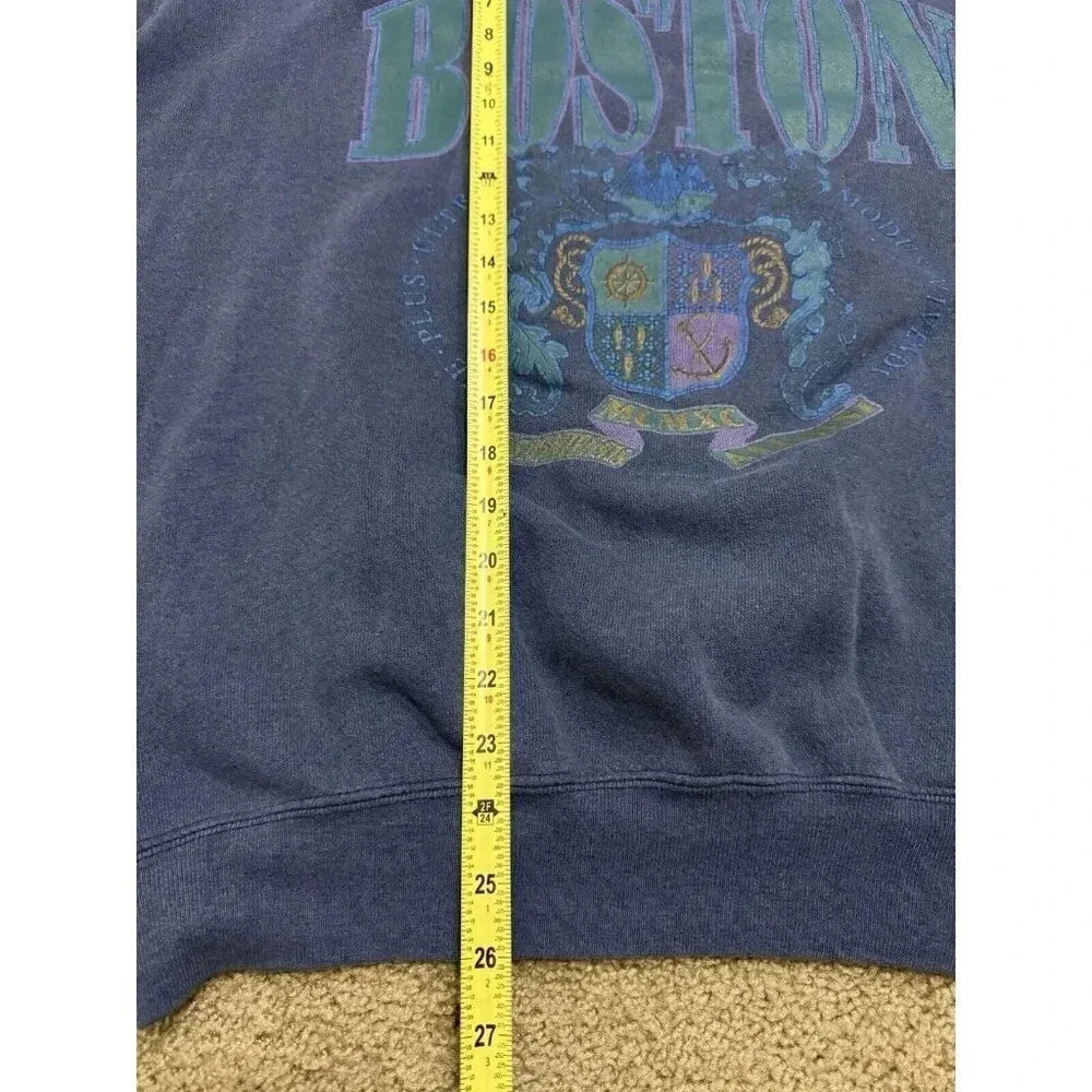 H.L. MILLER VINTGE BOSTON Bostoniensis MCMXC Alumni 1990 Crew Sweatshirt XL USA - Picture 7 of 7
